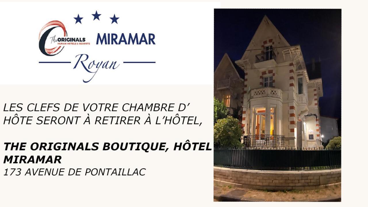 Bed and Breakfast Miramar Parc à Royan Extérieur photo
